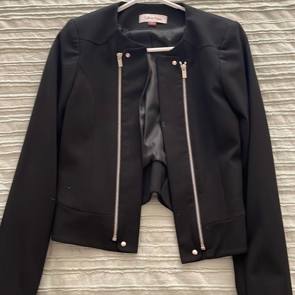 Calvin Klein Blazer Zippered Jacket